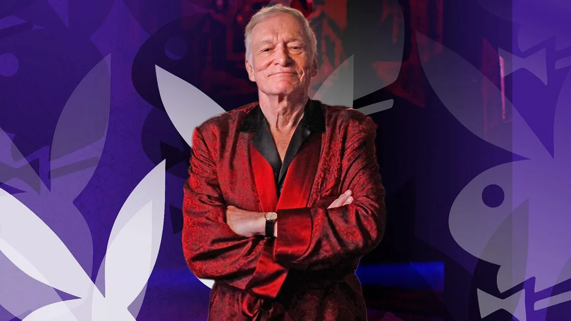 Hugh Hefner, founder of Playboy magazine
