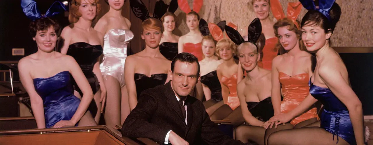 Hugh Hefner and Playboy Bunnies