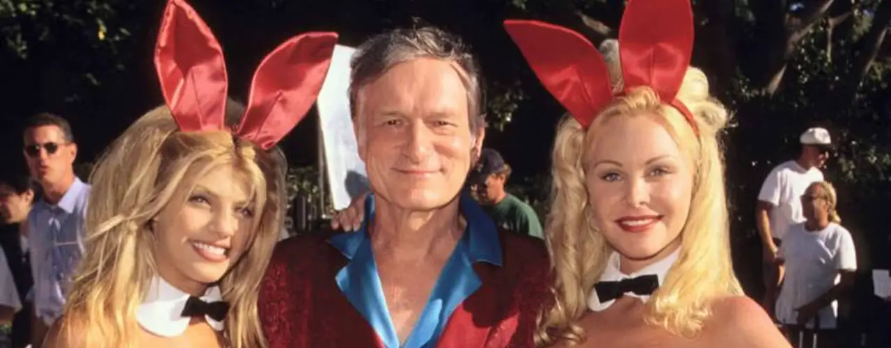 Hefner and Playboy Bunnies