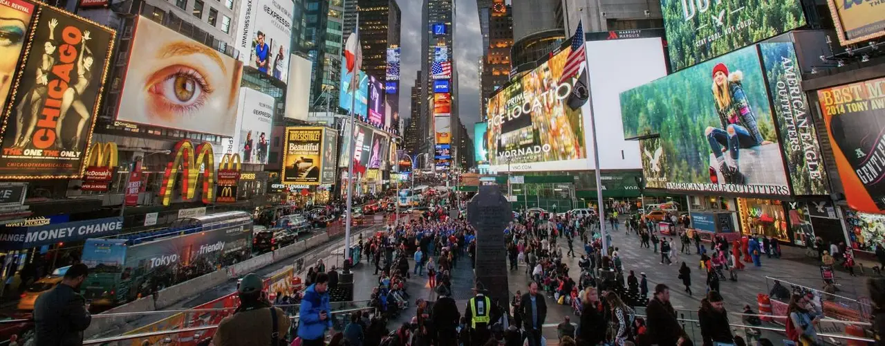 New York Times Square landscape