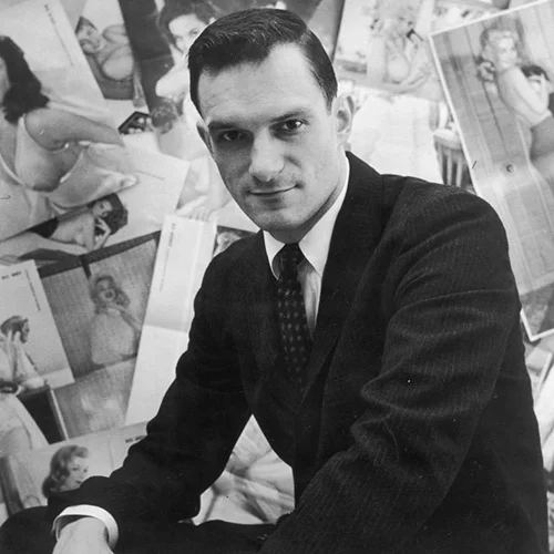 Portrait of Hugh Hefner from the Playboy archive