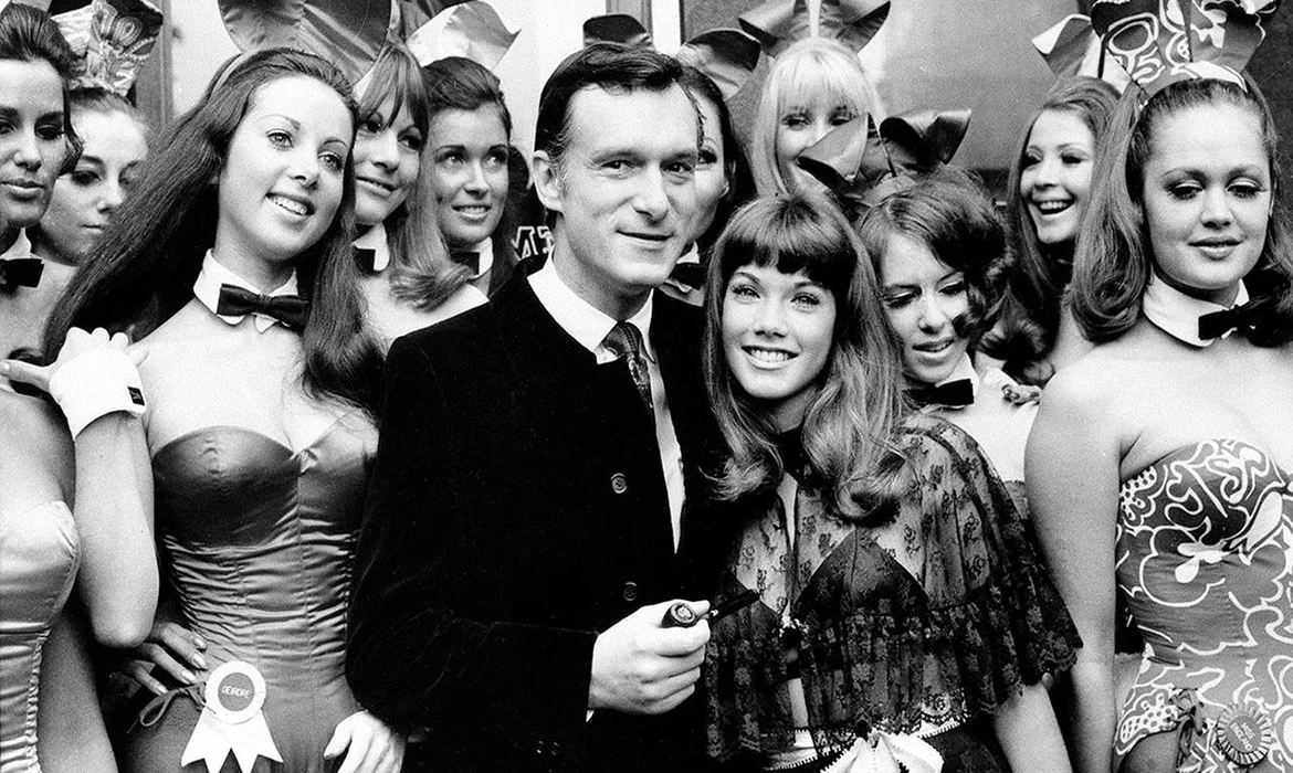 Hugh Hefner during the early Playboy publishing era