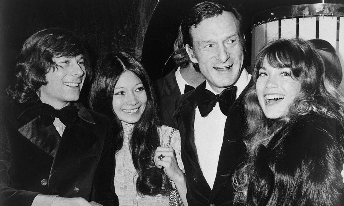 Hugh Hefner at the Playboy Mansion